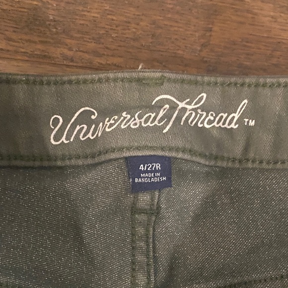 Universal Thread Olive Green Mid Rise Jeggings - Picture 5 of 6